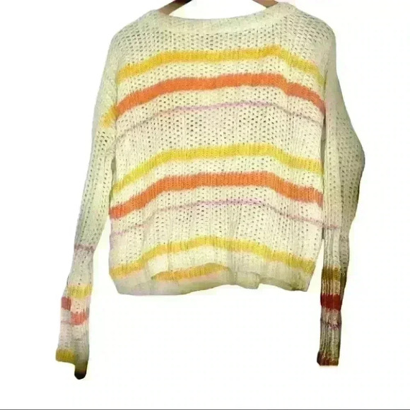 NWT Chelsea & violet open weave cropped sweater s - Picture 3 of 7